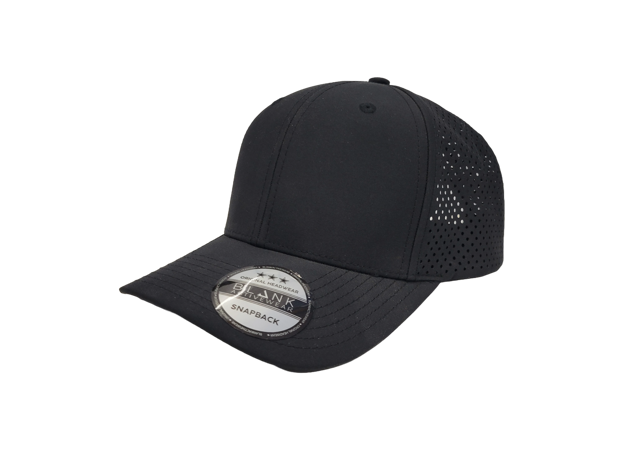 Picture of M1129  Snapback Microfiber Hat with laser hole