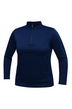Image de L602, 1/4 zip pour femme manche longue, dry fit